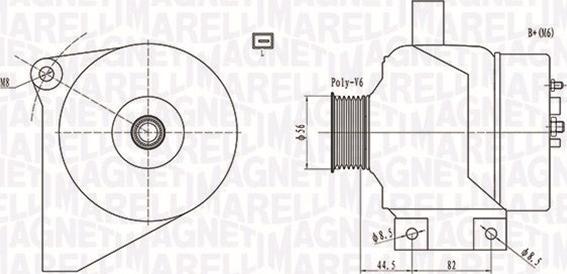 Magneti Marelli 063731861010 - Alternatore www.autoricambit.com