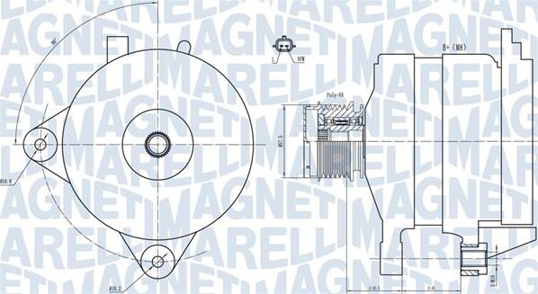 Magneti Marelli 063731888010 - Alternatore www.autoricambit.com