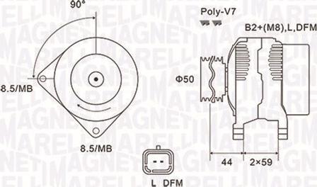 Magneti Marelli 063731827010 - Alternatore www.autoricambit.com