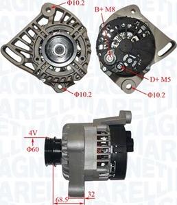 Magneti Marelli 063731349010 - Alternatore www.autoricambit.com