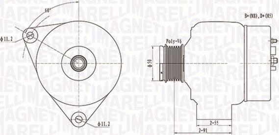 Magneti Marelli 063731300010 - Alternatore www.autoricambit.com