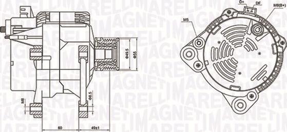 Magneti Marelli 063731260010 - Alternatore www.autoricambit.com