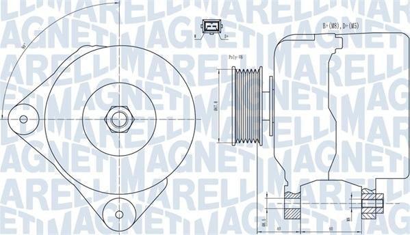 Magneti Marelli 063731228010 - Alternatore www.autoricambit.com