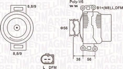 Magneti Marelli 063731754010 - Alternatore www.autoricambit.com