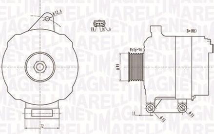 Magneti Marelli 063731780010 - Alternatore www.autoricambit.com