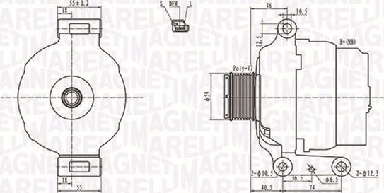 Magneti Marelli 063731779010 - Alternatore www.autoricambit.com