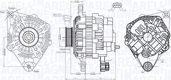 Magneti Marelli 063733526010 - Alternatore www.autoricambit.com