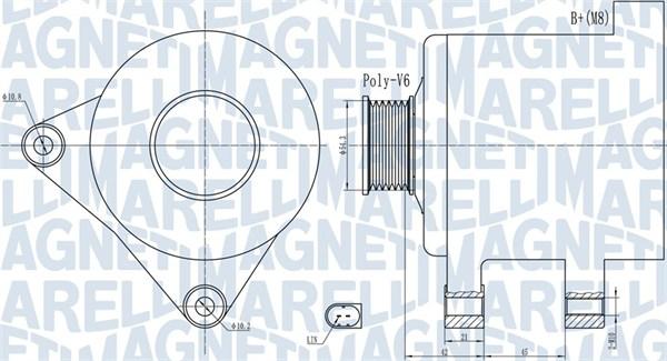 Magneti Marelli 063732091010 - Alternatore www.autoricambit.com