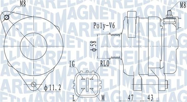 Magneti Marelli 063732097010 - Alternatore www.autoricambit.com