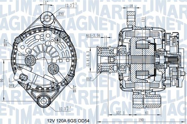 Magneti Marelli 063732045010 - Alternatore www.autoricambit.com