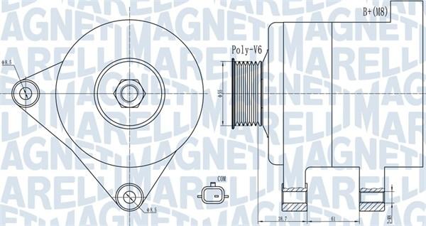 Magneti Marelli 063732003010 - Alternatore www.autoricambit.com