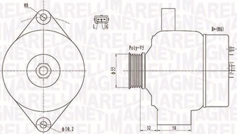 Magneti Marelli 063732026010 - Alternatore www.autoricambit.com