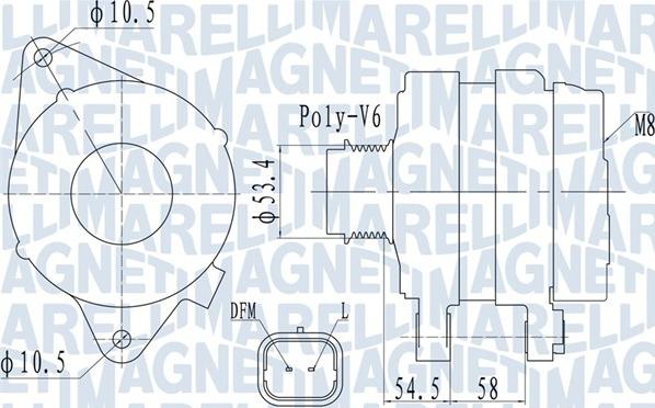 Magneti Marelli 063732142010 - Alternatore www.autoricambit.com