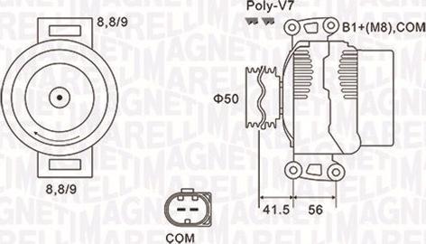 Magneti Marelli 063732108010 - Alternatore www.autoricambit.com