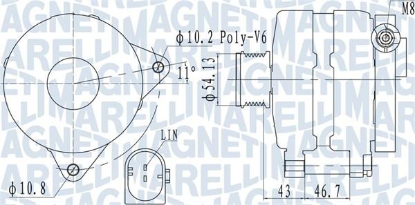 Magneti Marelli 063732113010 - Alternatore www.autoricambit.com