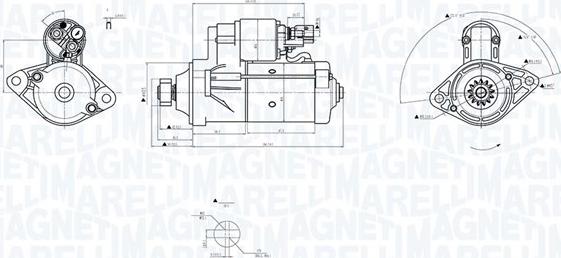 Magneti Marelli 063726156010 - Motorino d'avviamento www.autoricambit.com