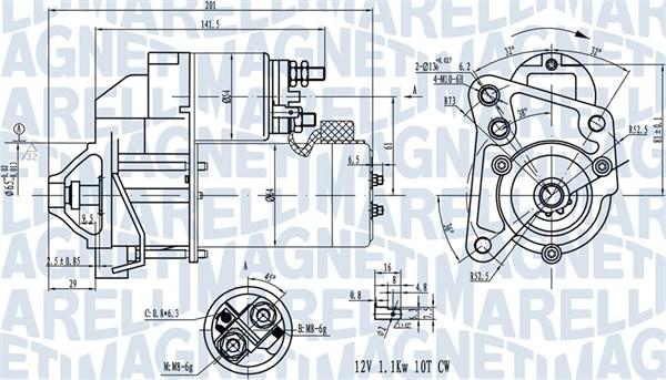 Magneti Marelli 063720681010 - Motorino d'avviamento www.autoricambit.com