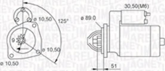 Magneti Marelli 063721112010 - Motorino d'avviamento www.autoricambit.com