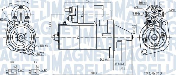 Magneti Marelli 063720282010 - Motorino d'avviamento www.autoricambit.com