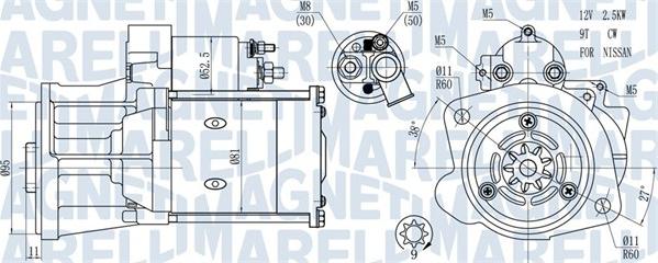 Magneti Marelli 063721491010 - Motorino d'avviamento www.autoricambit.com