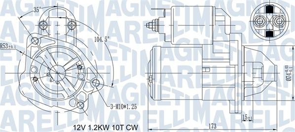 Magneti Marelli 063721469010 - Motorino d'avviamento www.autoricambit.com