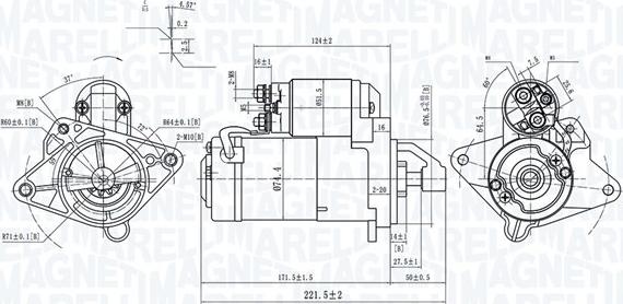 Magneti Marelli 063721415010 - Motorino d'avviamento www.autoricambit.com