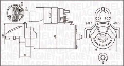 Magneti Marelli 063721421010 - Motorino d'avviamento www.autoricambit.com