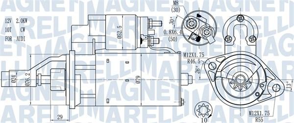 Magneti Marelli 063721114010 - Motorino d'avviamento www.autoricambit.com