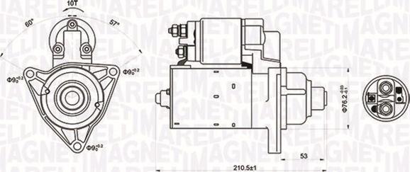 Magneti Marelli 063721176010 - Motorino d'avviamento www.autoricambit.com