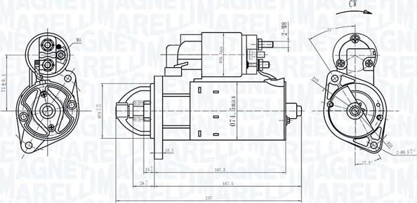 Magneti Marelli 063721172010 - Motorino d'avviamento www.autoricambit.com