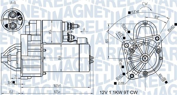 Magneti Marelli 063721345010 - Motorino d'avviamento www.autoricambit.com