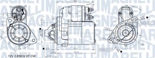 Magneti Marelli 063721307010 - Motorino d'avviamento www.autoricambit.com