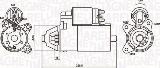 Magneti Marelli 063721336010 - Motorino d'avviamento www.autoricambit.com