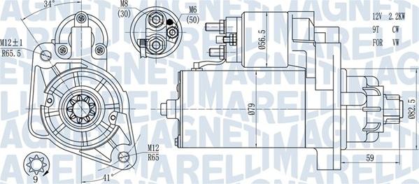 Magneti Marelli 063721378010 - Motorino d'avviamento www.autoricambit.com