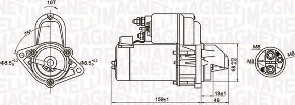 Magneti Marelli 063721257010 - Motorino d'avviamento www.autoricambit.com