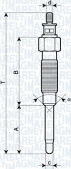 Magneti Marelli 062900069304 - Candeletta www.autoricambit.com