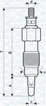 Magneti Marelli 062900073304 - Candeletta www.autoricambit.com