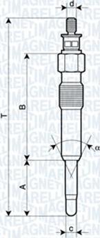 Magneti Marelli 062503901304 - Candeletta www.autoricambit.com