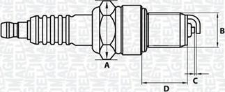 Magneti Marelli 062000770304 - Candela accensione www.autoricambit.com