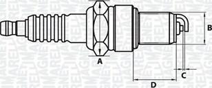 Magneti Marelli 062000771304 - Candela accensione www.autoricambit.com