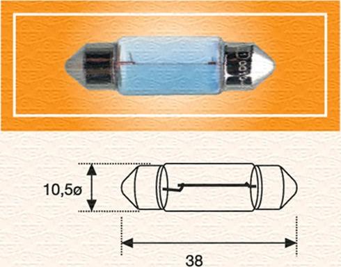 Magneti Marelli 009600640000 - Lampadina, Luce targa www.autoricambit.com