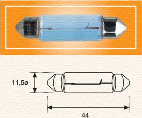 Magneti Marelli 009462200000 - Lampadina, Luce targa www.autoricambit.com