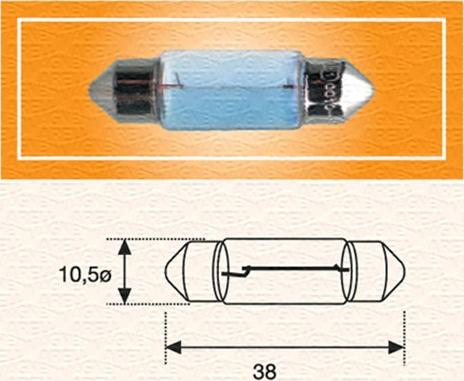 Magneti Marelli 009423100000 - Lampadina, Luce targa www.autoricambit.com