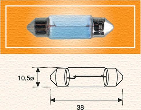 Magneti Marelli 009600390000 - Lampadina, Luce targa www.autoricambit.com