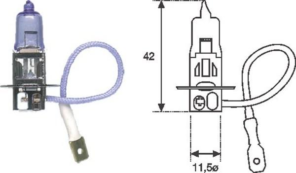 Magneti Marelli 002553100000 - Lampadina, Fendinebbia www.autoricambit.com