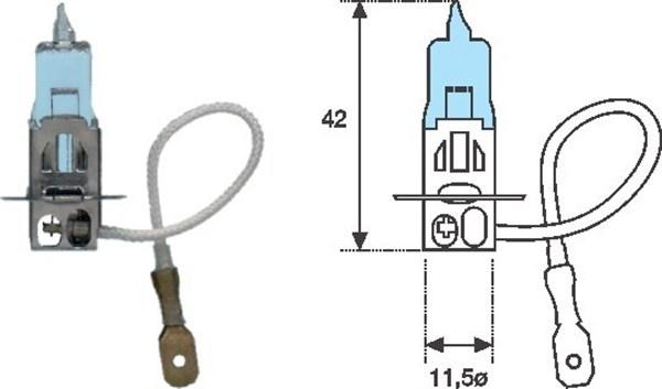 Magneti Marelli 002604100000 - Lampadina, Fendinebbia www.autoricambit.com