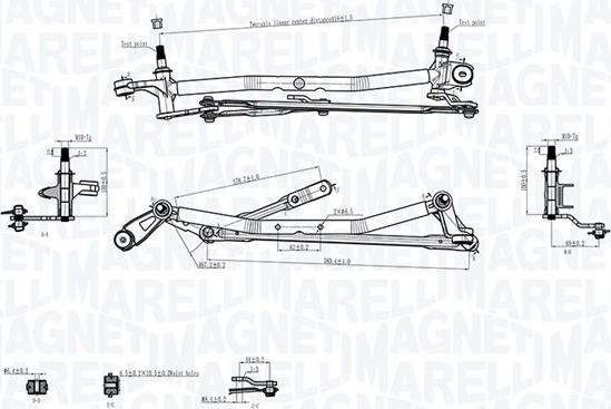 Magneti Marelli 085570736010 - Tiranteria tergicristallo www.autoricambit.com