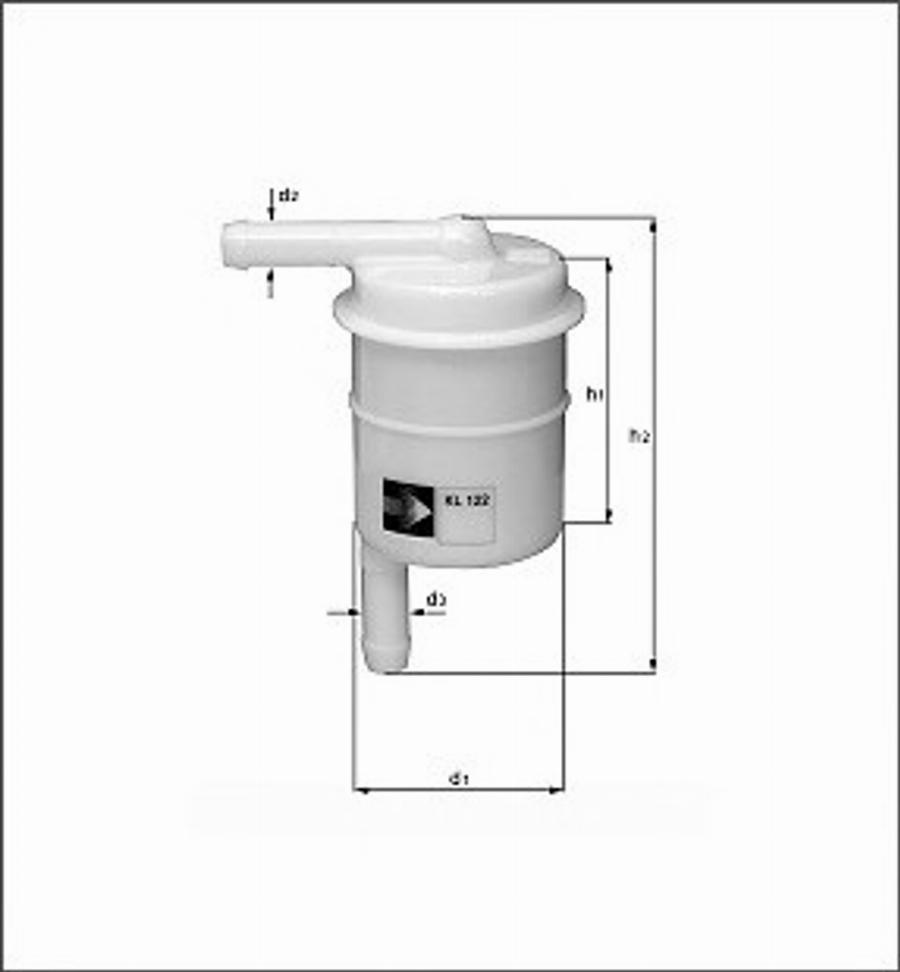 Magneti Marelli 154096315810 - Filtro carburante www.autoricambit.com