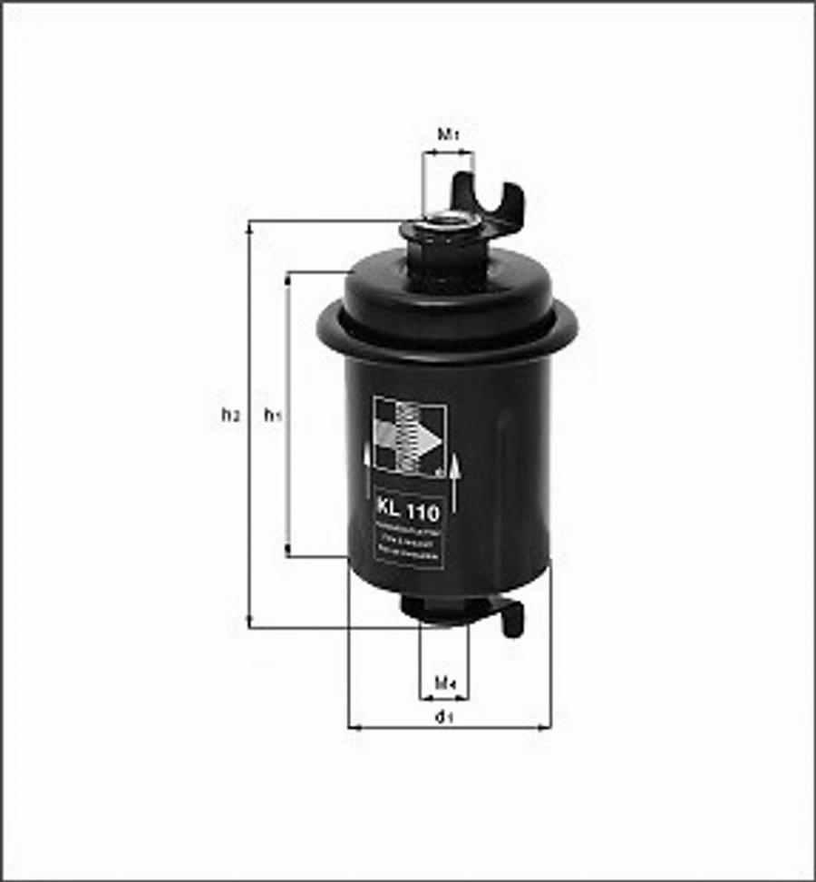 Magneti Marelli 154096311020 - Filtro carburante www.autoricambit.com