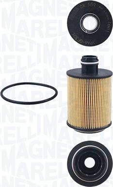 Magneti Marelli 154703873580 - Filtro olio www.autoricambit.com